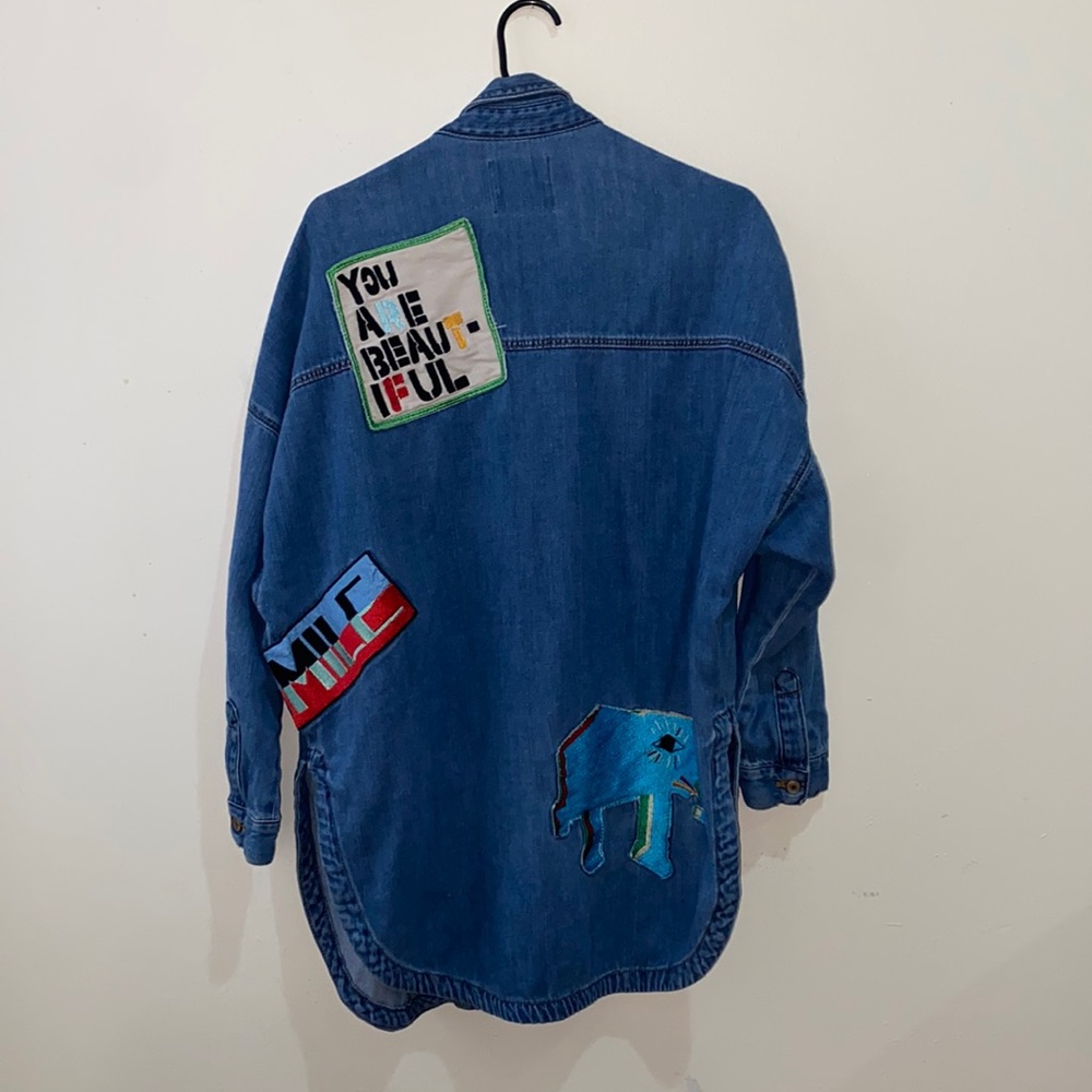 Jean Jacket With Patchwork - image 1